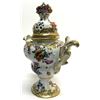 Image 4 : Antique European Porcelain Potpurri Floral Vase