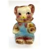 Image 1 : 1950s Bisque Ceramic Teddy Bear Cookie Jar