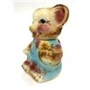 Image 2 : 1950s Bisque Ceramic Teddy Bear Cookie Jar