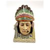 Image 1 : Antique Native American Chief Tobacco Jar
