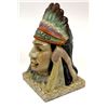 Image 2 : Antique Native American Chief Tobacco Jar