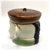 Image 3 : Antique Asian Figural Majolica Tobacco Jar