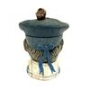Image 4 : 1890s Antique LPW French Majolica Figural Humidor