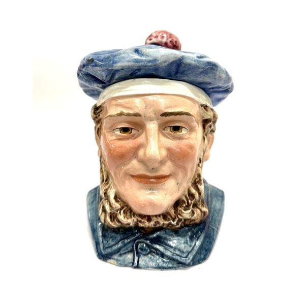 Antique Character Jug Tobacco Jar