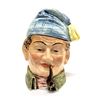 Image 1 : Antique Majolica Figural Tobacco Humidor Jar