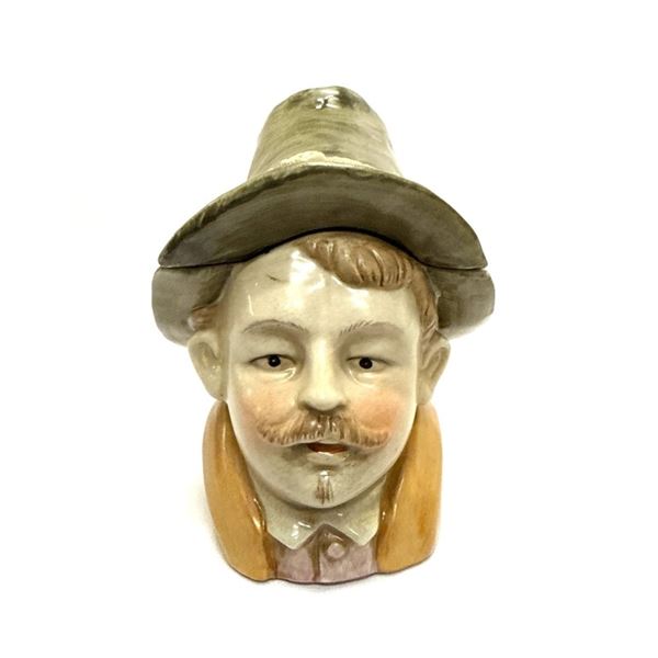 Antique Alpine Tyrolean Hat Figural Humidor