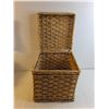 Image 2 : Hand Woven Storage Basket-12"x12"x12"