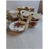 Image 2 : Royal Albert Poinsettia  China- 49 Pieces as pictured - Pick Up Preferred