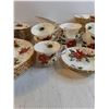 Image 3 : Royal Albert Poinsettia  China- 49 Pieces as pictured - Pick Up Preferred