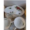Image 6 : Royal Albert Poinsettia  China- 49 Pieces as pictured - Pick Up Preferred