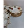 Image 7 : Royal Albert Poinsettia  China- 49 Pieces as pictured - Pick Up Preferred