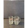 Image 2 : (2) Tall A&W Glass Mugs 6"