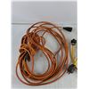 Image 2 : (2) Extension Cords - Approx 17' & 2.5', As Is