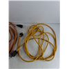 Image 3 : (2) Extension Cords - Approx 17' & 2.5', As Is