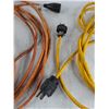 Image 4 : (2) Extension Cords - Approx 17' & 2.5', As Is