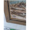 Image 3 : Framed Wall Art Painting by Letendre 12" x 10 1/2", Needs Repair