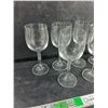 Image 2 : (6) Glass Goblets