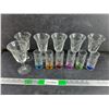 Image 1 : (6) Glass Goblets, (6) Shot Glasses