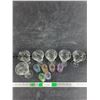 Image 6 : (6) Glass Goblets, (6) Shot Glasses