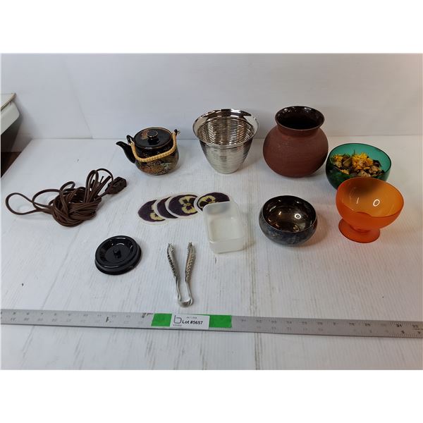 Indoor Extension Cord, Coasters, Ice Tongs, Misc.