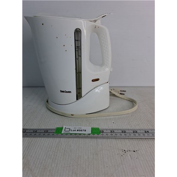 Betty Crockers Electric Kettle- Max 7 Cups- Powers On As Is