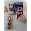Image 2 : Lightup Snowman- As Is, Mittens, Tealights, Misc.
