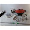 Image 1 : West Bend Electric Wok, Kenmore Coffeemaker- Both Power On, Moulinex Food Processor Parts