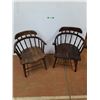 Image 1 : *Vintage Train Station/ Elevator Like Wooden Chairs, Cannot Ship
