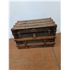 Image 2 : *Antique Steamer Trunk, Some Damage- As Pictured, 18"x 32" x 20", Cannot Ship