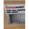 Image 3 : * Storage Works Steel Wall Mounted Tool Cabinet, Sealed, NIB, Dimensions in Pics, Cannot Ship