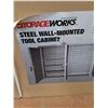 Image 3 : * Storage Works Steel Wall Mounted Tool Cabinet, Sealed, NIB, Dimensions in Pics, Cannot Ship