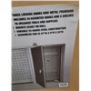 Image 4 : * Storage Works Steel Wall Mounted Tool Cabinet, Sealed, NIB, Dimensions in Pics, Cannot Ship