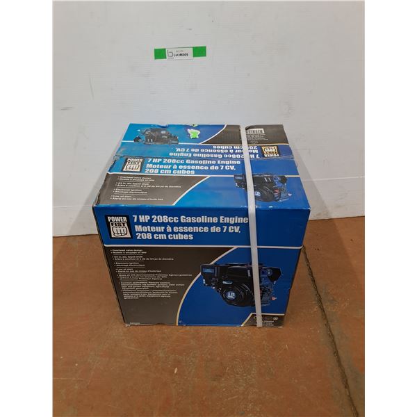 *Powerfist 7HP 208cc Gasoline Engine, Sealed, NIB - PICK UP ONLY