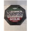 Image 2 : (2) Octogonal Shaped Fantasy Man Cave Signs, Both 12" x 12", Hot Rod Repair, Superior Gasoline