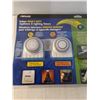 Image 3 : Woods Lighting Timer Set, Includes 3 Timers, As Is, (1) Outdoor, (2) Indoor, Sealed, New In Package