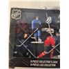 Image 3 : 8 Piece NHL Figurine Collector Case Set, Sealed, NIB