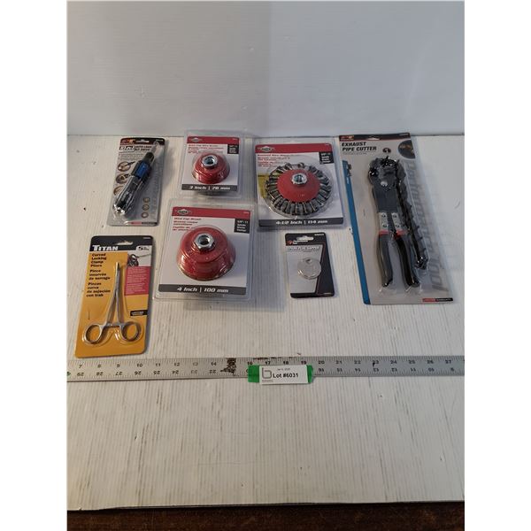 Tool Lot, Spark Plug Gapper, Exhaust Pipe Cutter, Misc, All Appears New