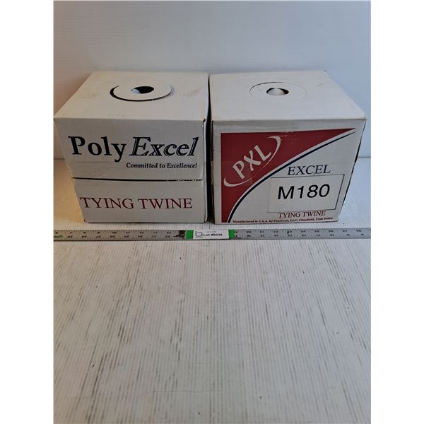 (2) NIB PolyExcel Tying Twine-Blue/White