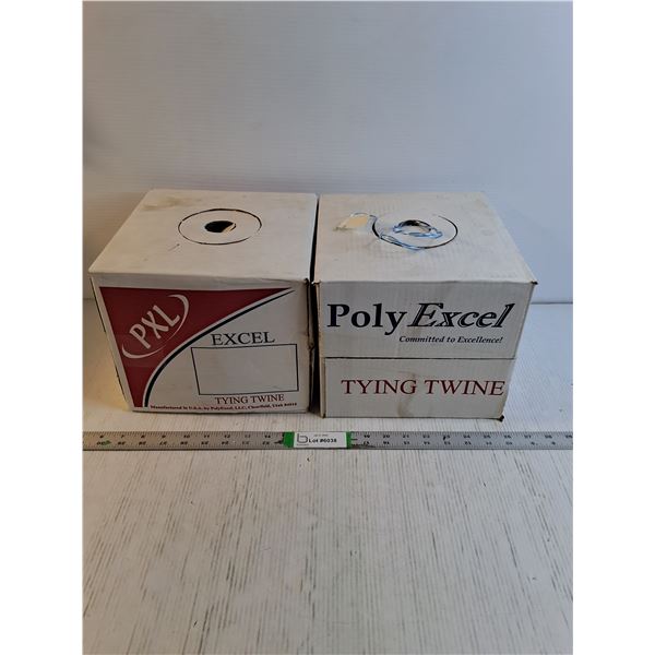 (2) NIB PolyExcel Tying Twine-Blue/White