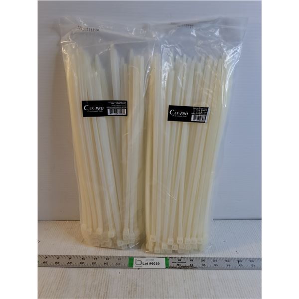 (2) Can-Pro 100 PCS. Nylon Cable Ties