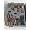 Image 3 : Performance Tool 122 Piece Drill&Bit Set-as is,some pieces are rusty,one compartment broken off