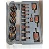 Image 5 : Performance Tool 122 Piece Drill&Bit Set-as is,some pieces are rusty,one compartment broken off