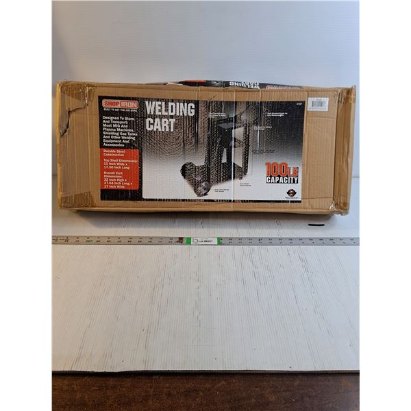 Shop Iron Welding Cart-appears new-sealed - PICK UP ONLY