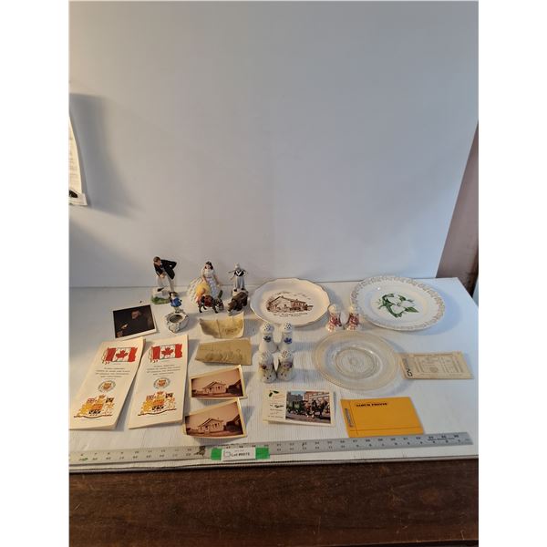 CN Transcontinental Service Book, Vintage Photographs/ Post Cards, Salt & Pepper Shakers, Misc