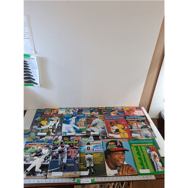 Lot of (35) Sports Illustrated Magazines