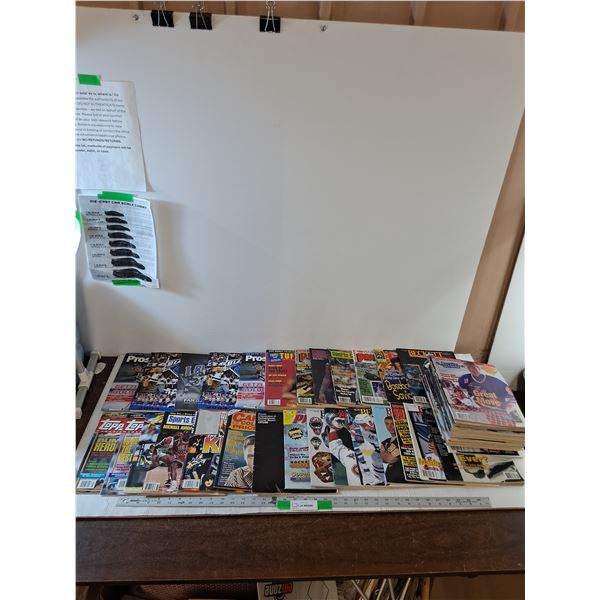 (54) Various Magazines, Beckett, Sports Card Trader, Tuff Stuff, Misc