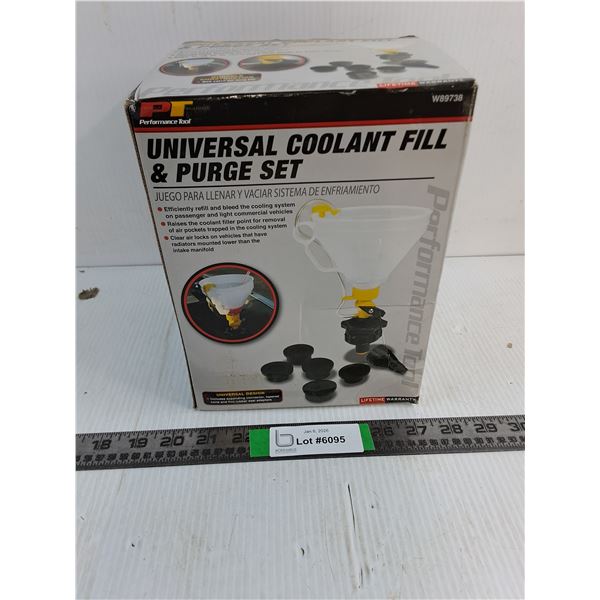 (1) Universal Coolant Fill & Purge Set