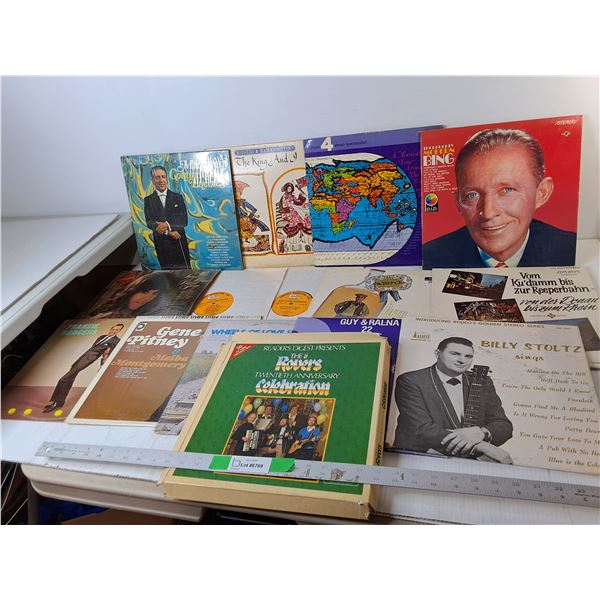 (13) Records/Sets- Bing Crosby, The Rovers, Donna Fargo, Misc.