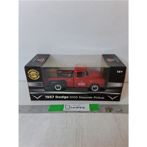 Canadian Tire 1957 Dodge D100 Stepside Pickup Coinbank, NIB