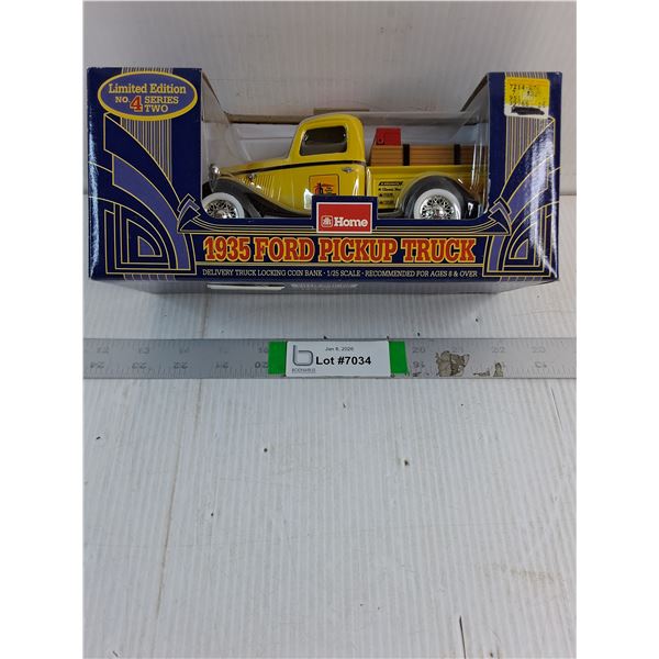 Home Hardware 1935 Ford Pickup Truck Coin Bank